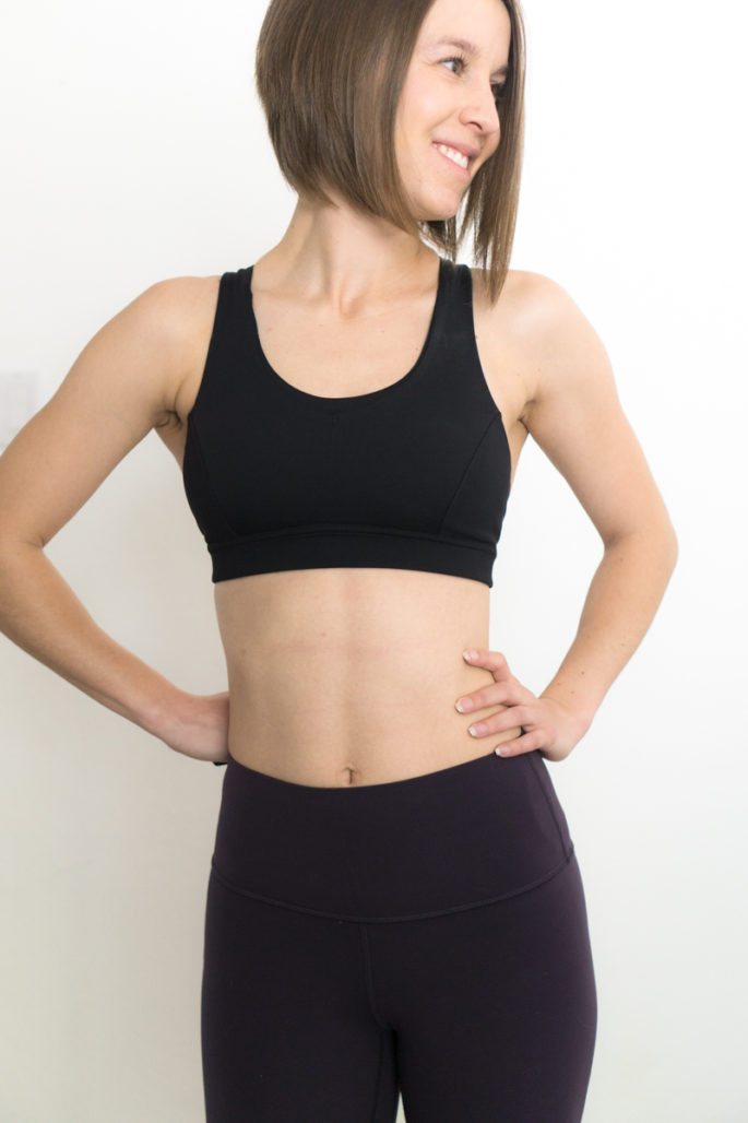 lululemon sports bra with phone pocket