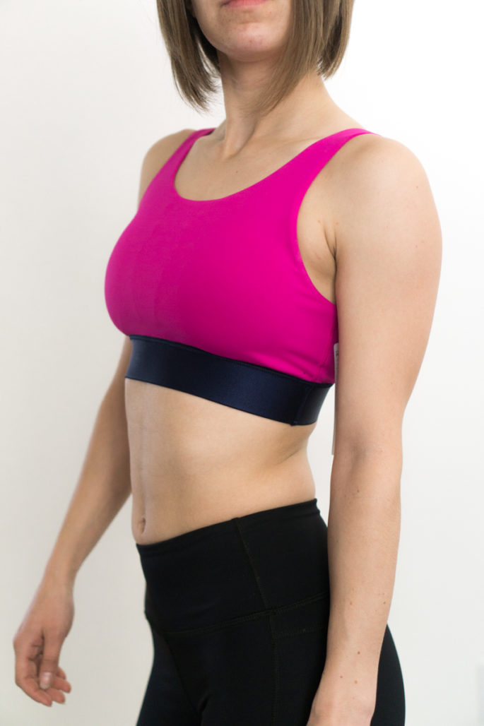 exercise tank top with built in bra