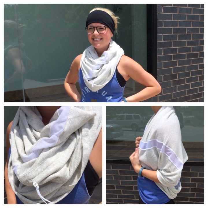 sun-salutation-circle-scarf-collage