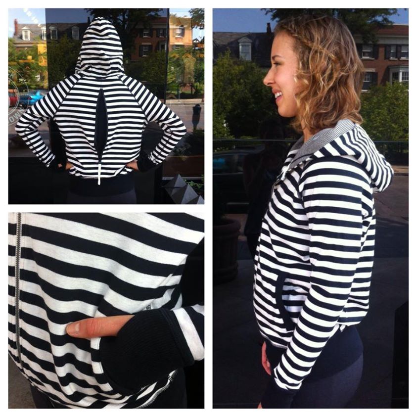 lululemon striped hoodie