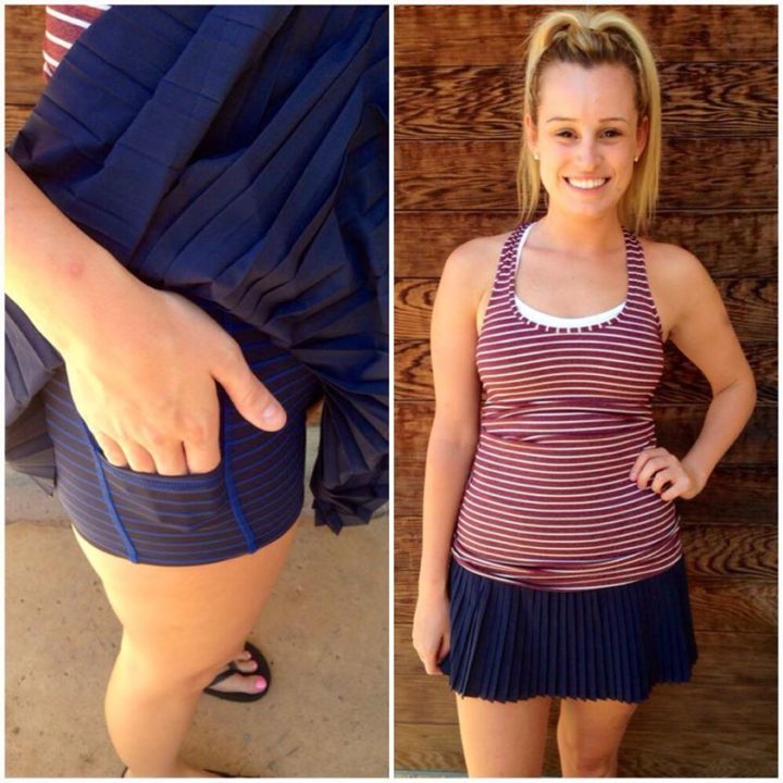 lululemon-inkwell-pleat-street-skirt-west2east-stripe-bordeaux-drama-cool-racerback-crb