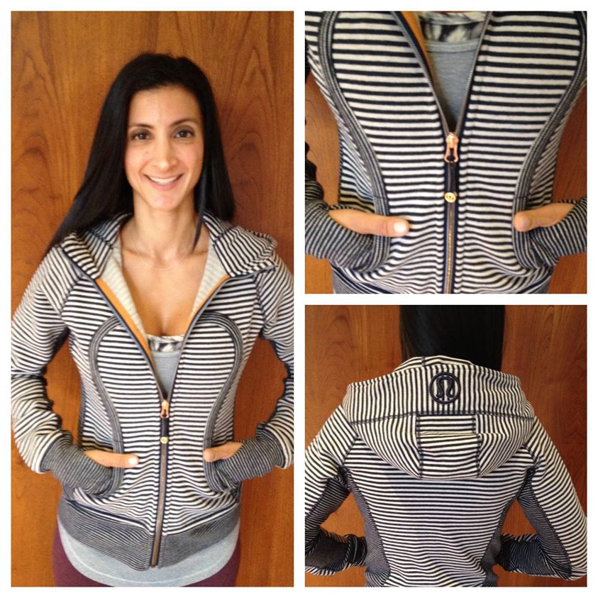 lululemon striped hoodie