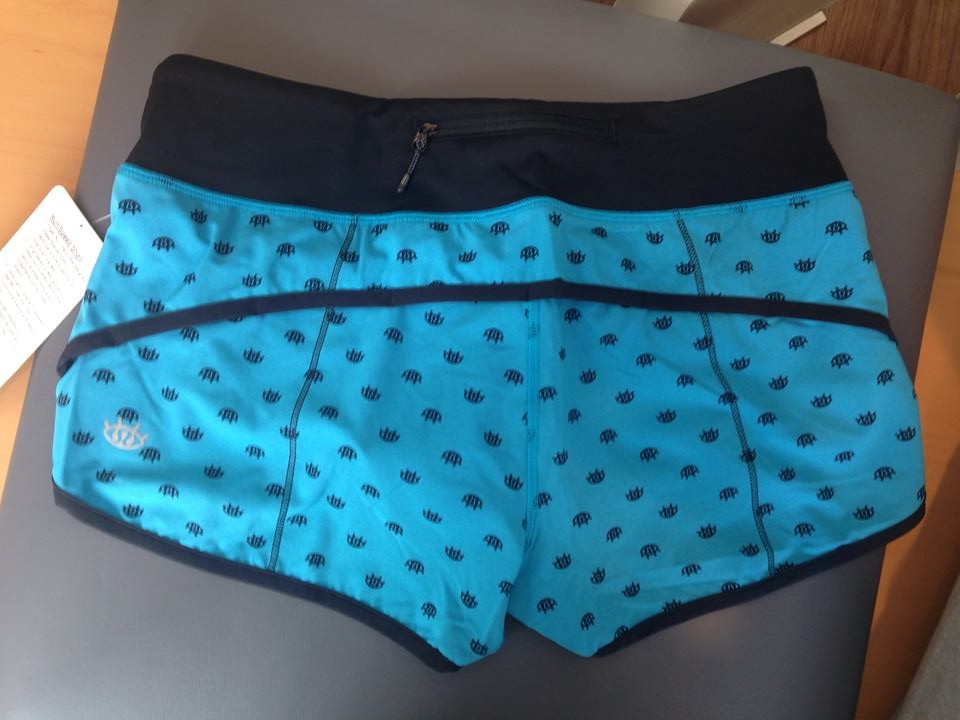 lululemon logo shorts