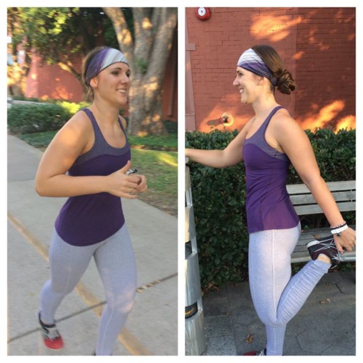 lululemon going grape run first base tank