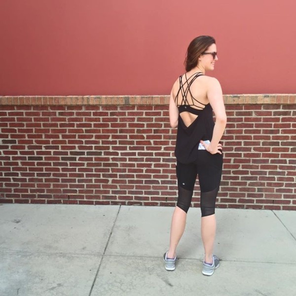 Lululemon black sea-me run singlet black sea-me run crops