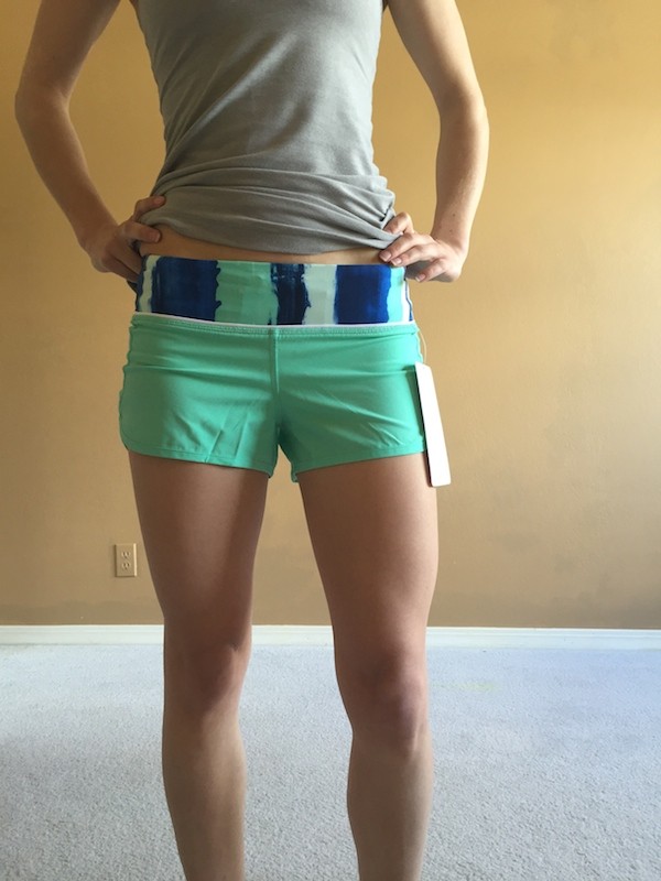 lululemon shorts sizing