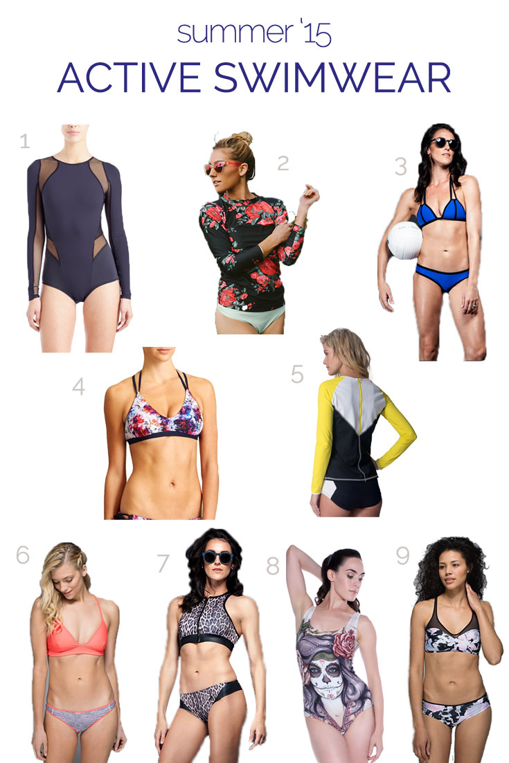 Active swimwear for summer 2015