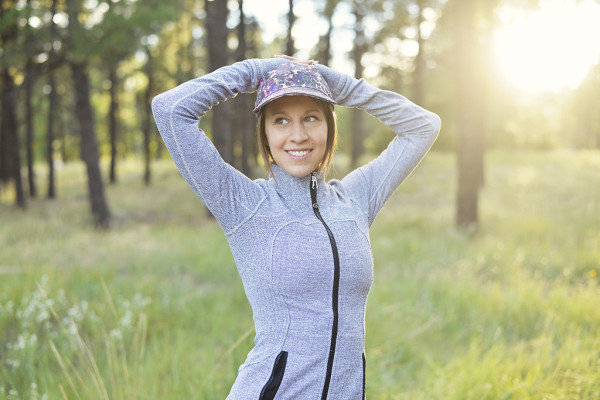 Lululemon white herringbone forme jacket