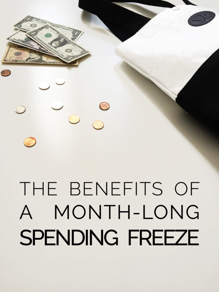 Why do a spending freeze? Here are a few benefits you might get from it.
