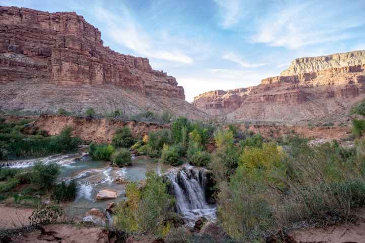 Havasupai in October: Navajo Falls