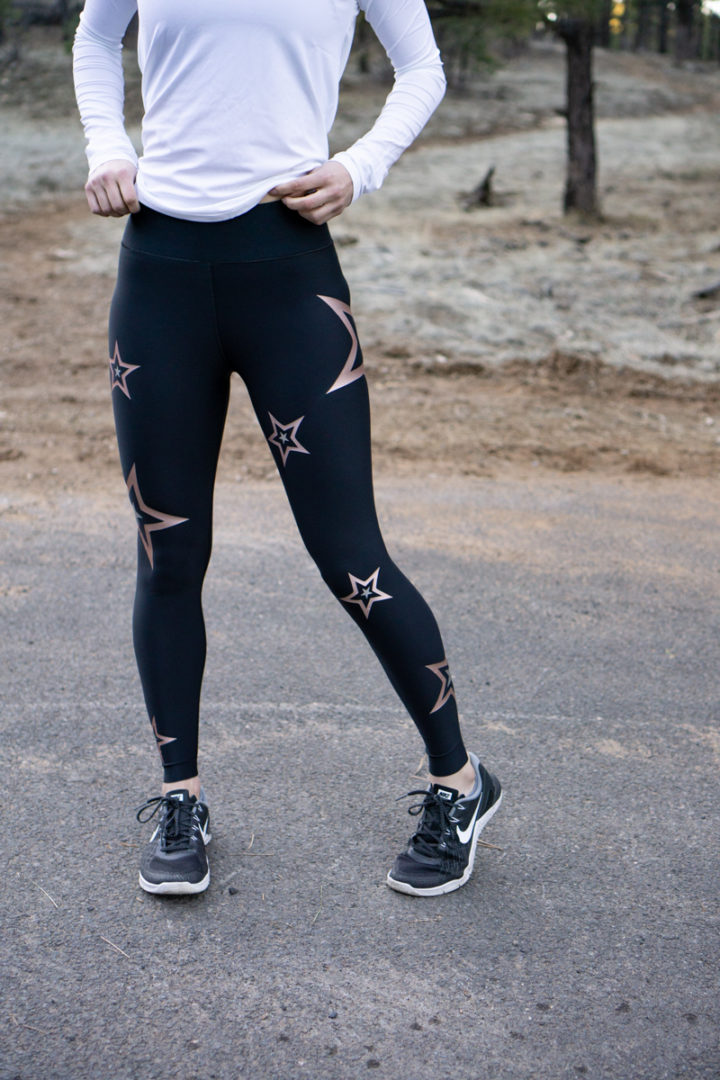 Rose gold star leggings: Ultracor review