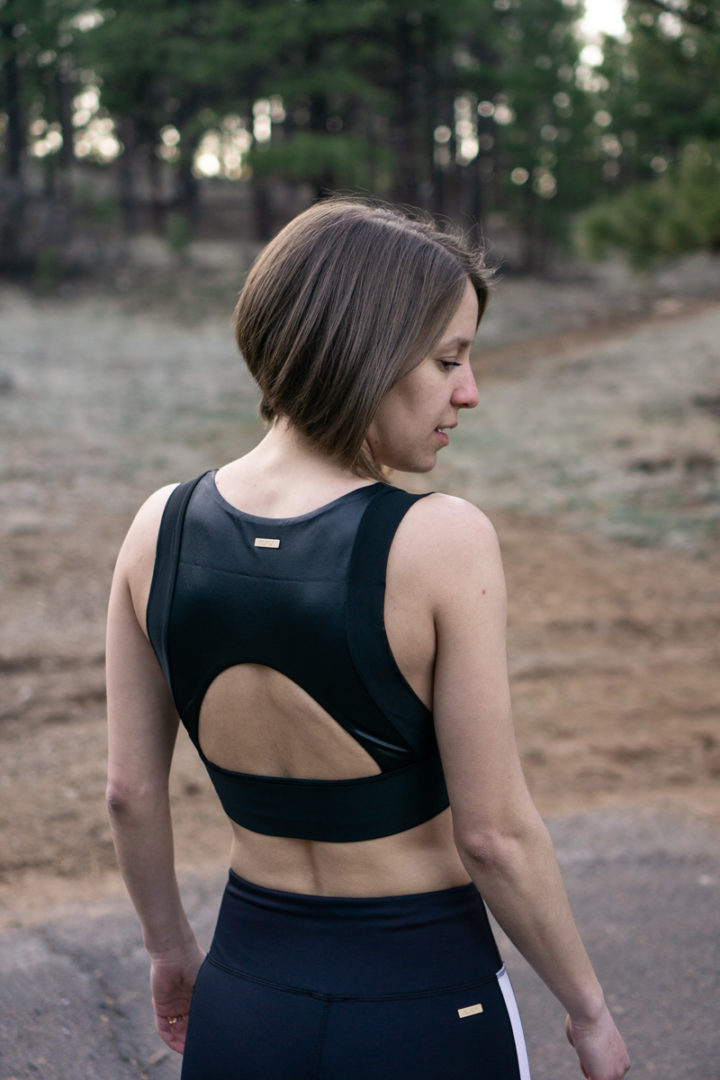 Alala cutout back sports bra