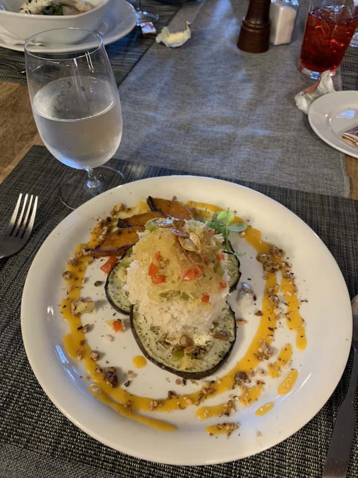 Staying at the Denali Backcountry Lodge: dinner