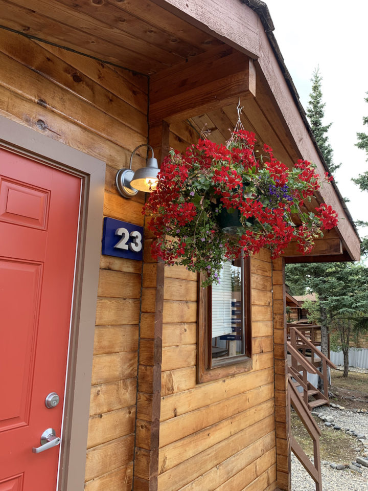 Denali Cabins room entrance