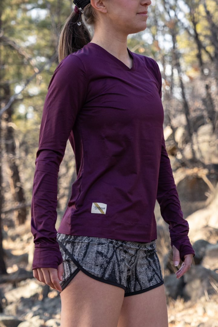 Fall running outfit idea: Tracksmith and lululemon