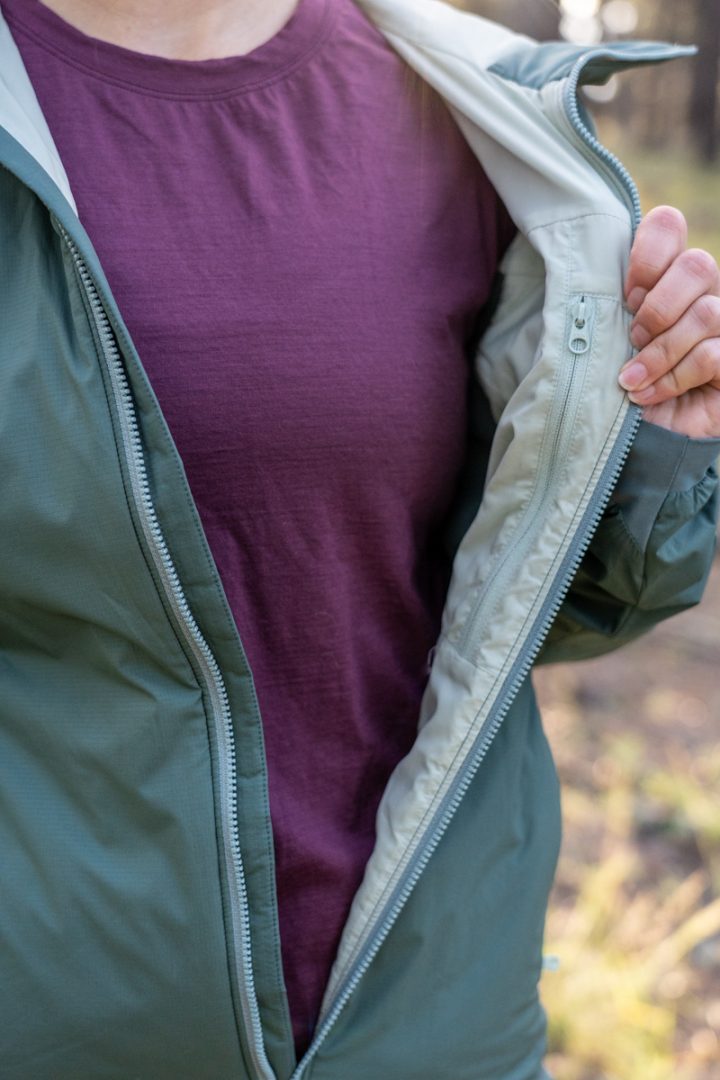 Arcteryx atom hoody review: inner chest pocket
