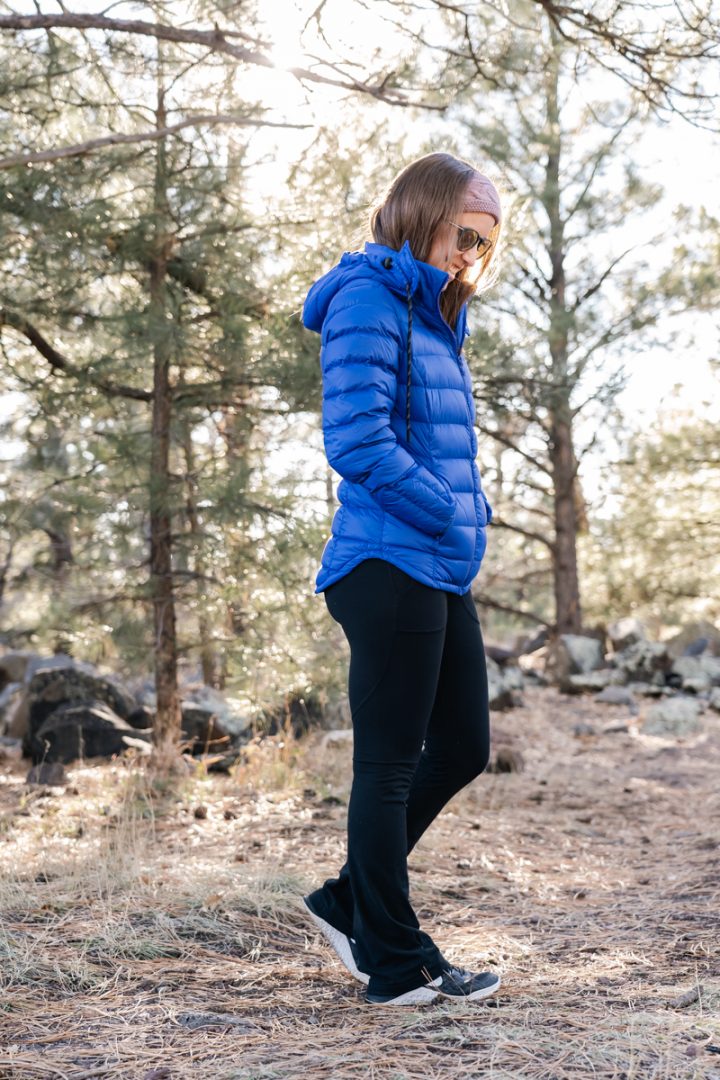 Cobalt blue winter jacket: Lole Emeline down jacket review