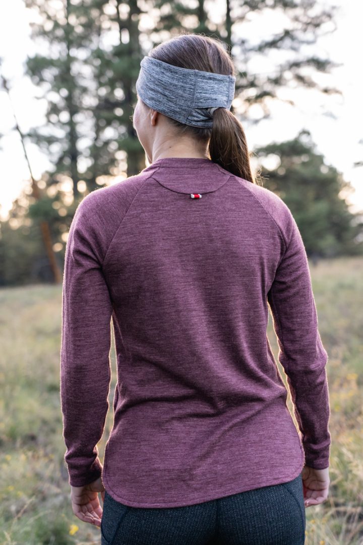 Tracksmith merino winter running top