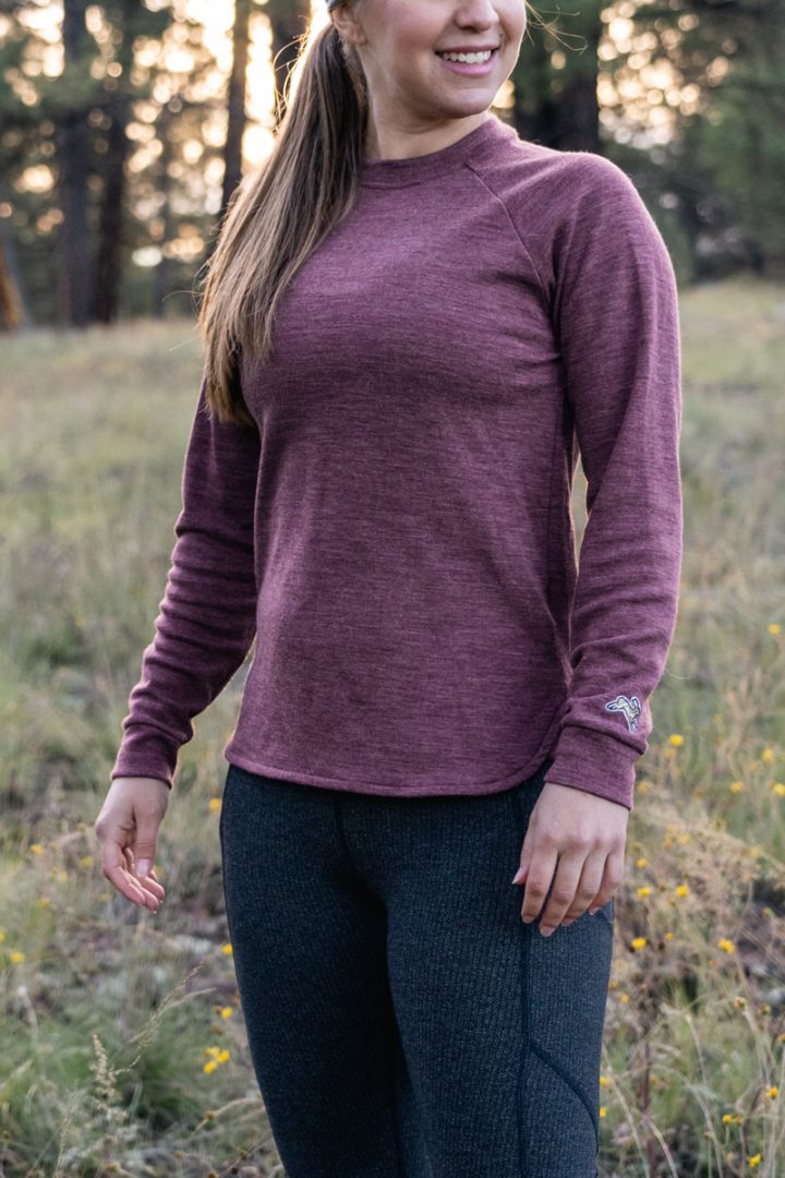 Tracksmith merino winter running top